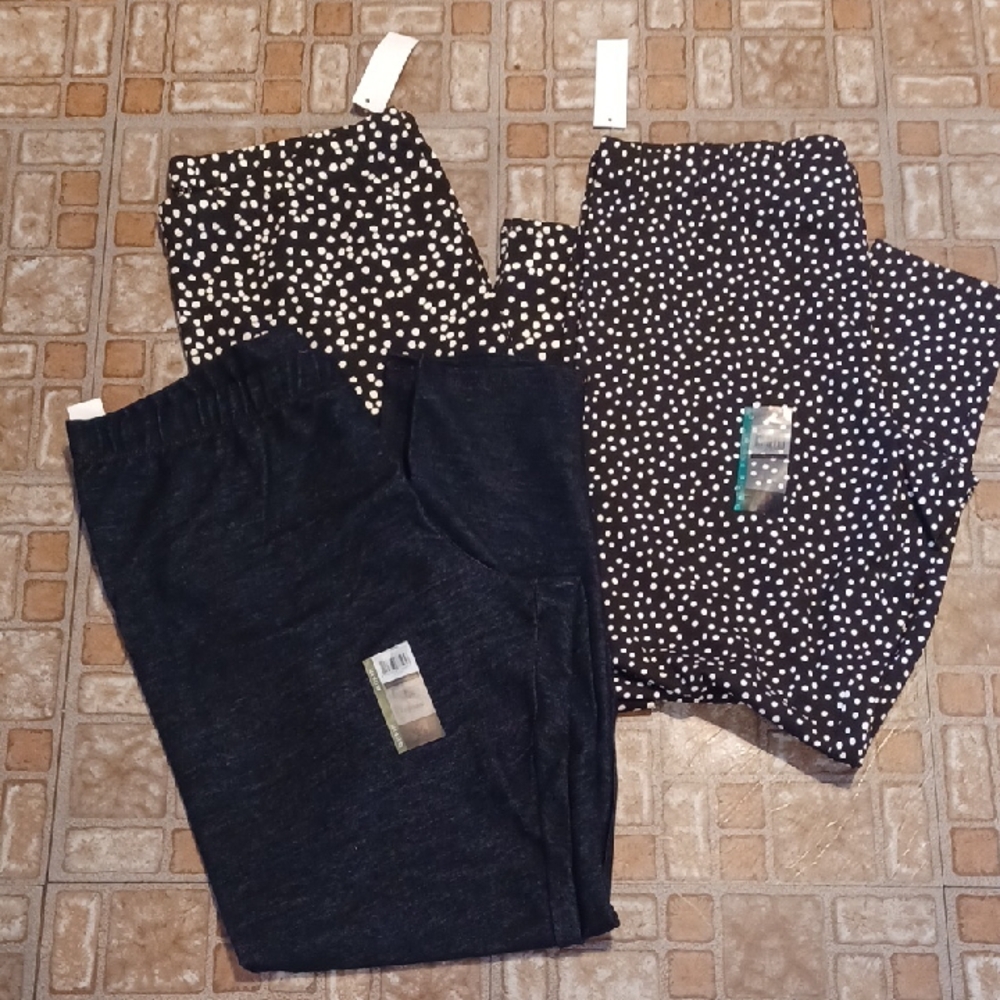 No Boundaries Black and White Leggings Set Ankle Leggings Size Xlarge